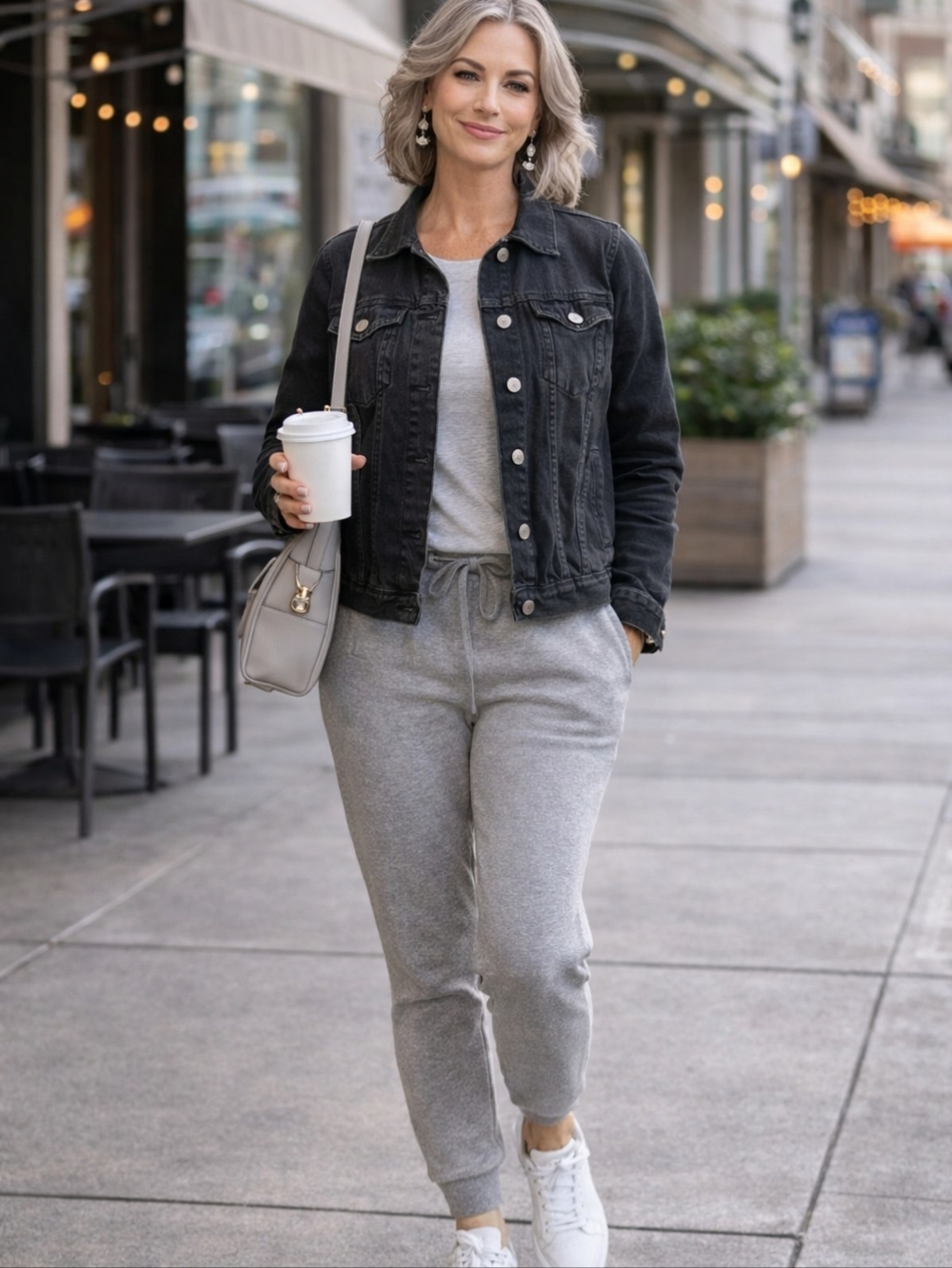 Classic GAP Black Denim Jacket - Men's Casual Jean Coat Size Medium